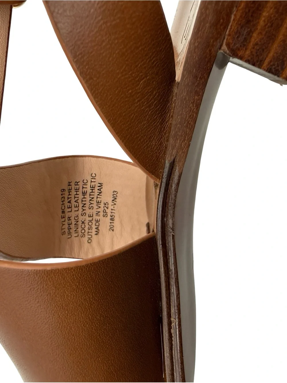 J Crew Cross-strap block-heel sandals in leather Brown Travel Vacation Wedding